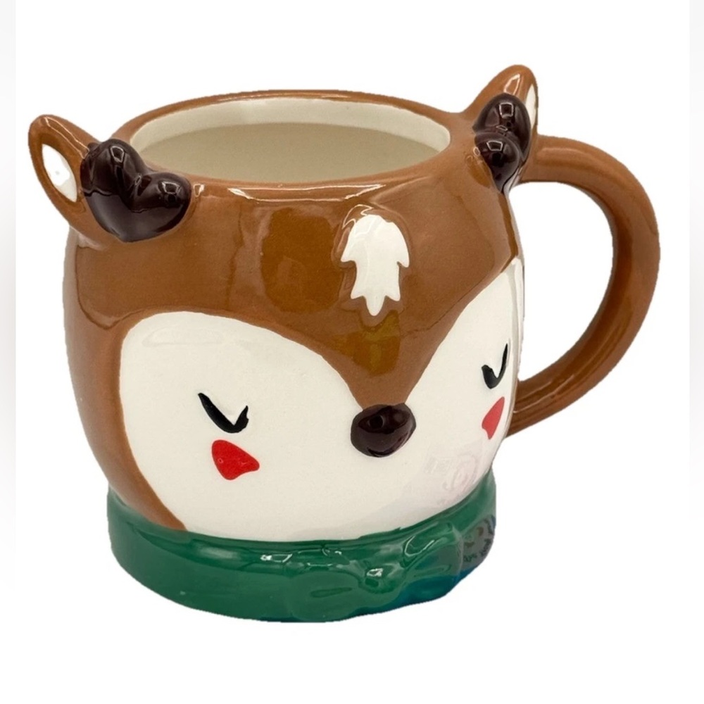 🆕 Target Cozy Reindeer Mug Coffee Cup, Ceramic Mug Christmas Holiday Decor